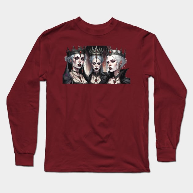 Iced Queens Long Sleeve T-Shirt by Viper Unconvetional Concept